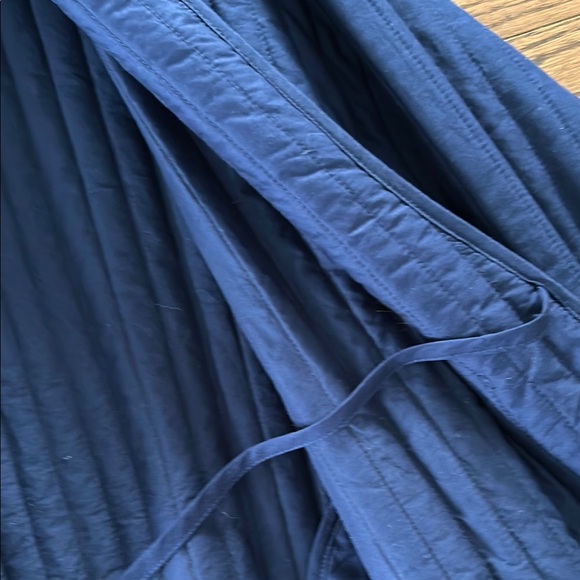 Navy Quilted Jacket - Picture 3 of 4